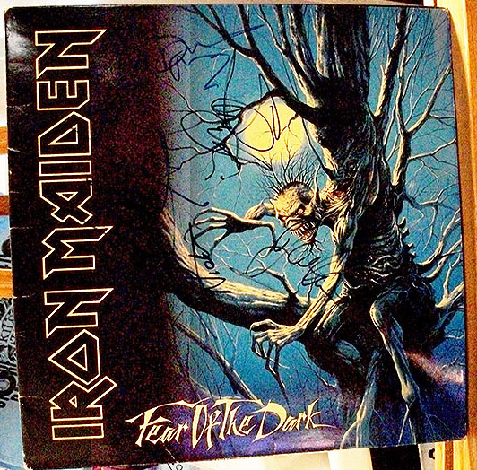 iron maiden fear signed